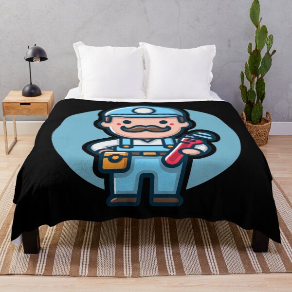 Item preview, Cute Vintage American Plumber designed and sold by BluRockDesigns.