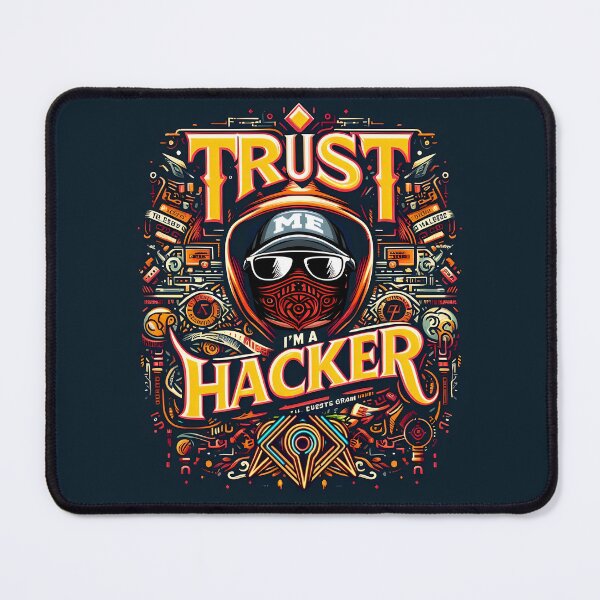 Item preview, Trust Me I'm a Hacker, typography designed and sold by maxmaj.
