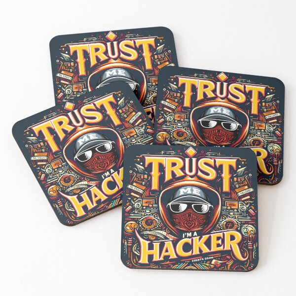 Item preview, Trust Me I'm a Hacker, typography designed and sold by maxmaj.