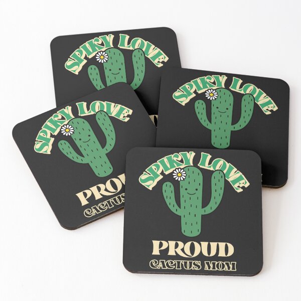 Item preview, spiky love: proud cactus Mom.  designed and sold by ninjapineapple.
