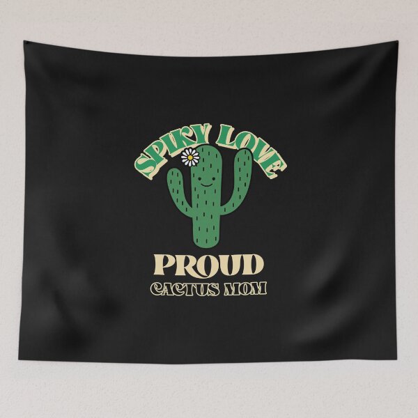 Item preview, spiky love: proud cactus Mom.  designed and sold by ninjapineapple.