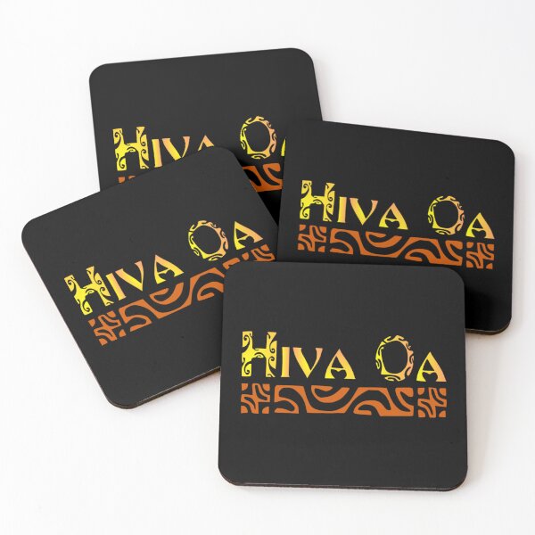 Item preview, HIVA OA (sunset) designed and sold by Nesian-Tahiti.