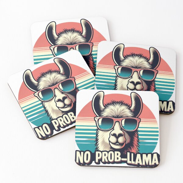Item preview, No Prob-LLama  designed and sold by trendybutterfly.