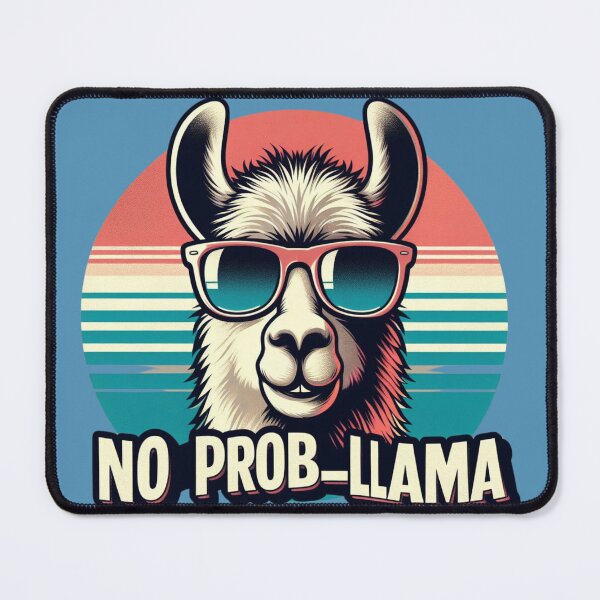 Item preview, No Prob-LLama  designed and sold by trendybutterfly.