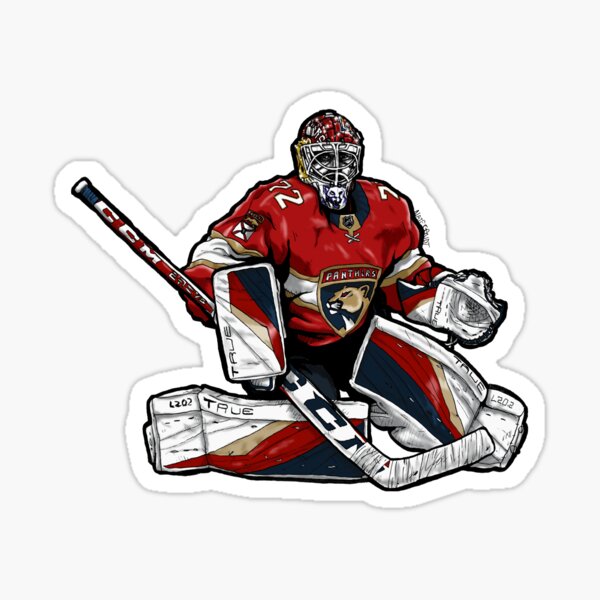 Vista previa del artículo con la obra «Bobrovsky en solitario rojo», diseñado y vendido por nfg801.