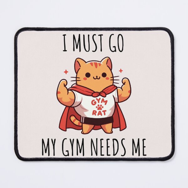 Item preview, Gym Rat Cat designed and sold by LemuellTrends.