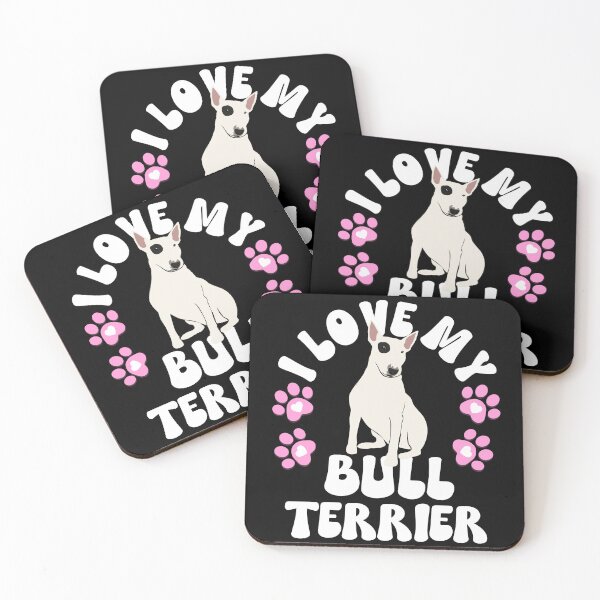 Item preview, I Love My Bull Terrier designed and sold by TheAnimalZ00.