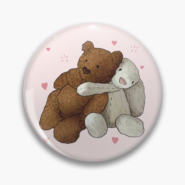 Item preview, Bear and Bunny (Hearts) designed and sold by daniasdesigns.