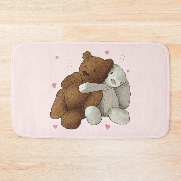 Item preview, Bear and Bunny (Hearts) designed and sold by daniasdesigns.