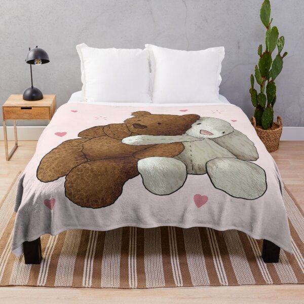 Item preview, Bear and Bunny (Hearts) designed and sold by daniasdesigns.