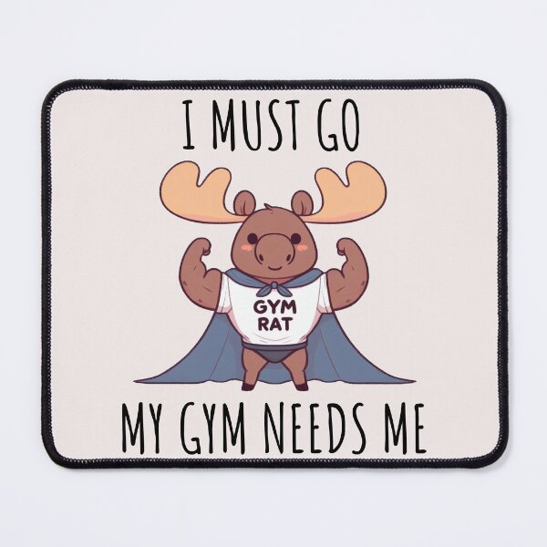 Item preview, Gym Rat Moose designed and sold by LemuellTrends.