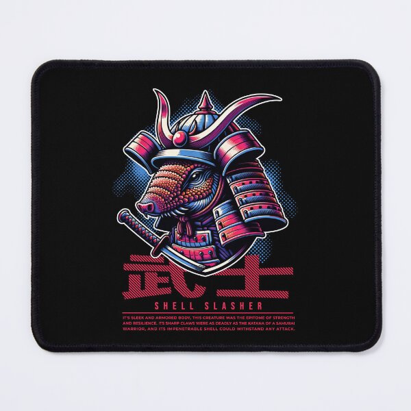Item preview, Warior Armadillo Samurai Shell Slasher designed and sold by Odetee.