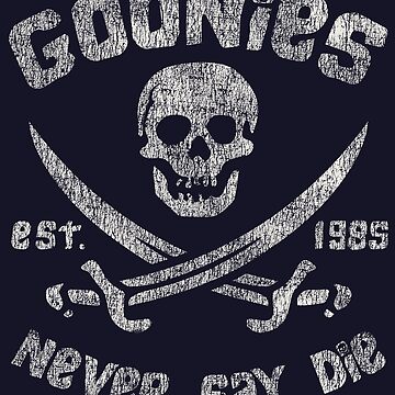 Vorschaubild zum Design Die Goonies geben niemals auf - Abgenutzt von Alema Art