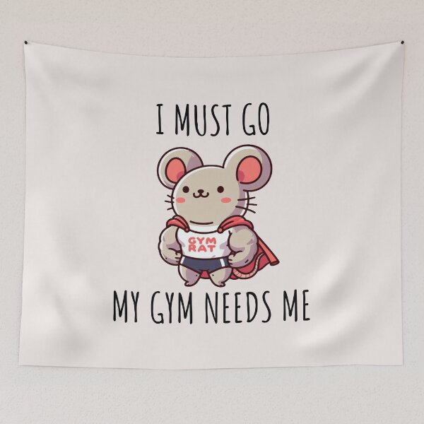 Item preview, Gym Rat Rat designed and sold by LemuellTrends.