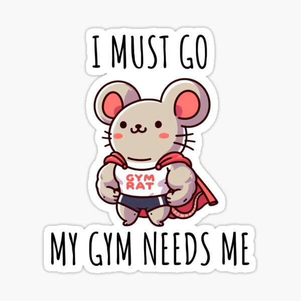 Item preview, Gym Rat Rat designed and sold by LemuellTrends.