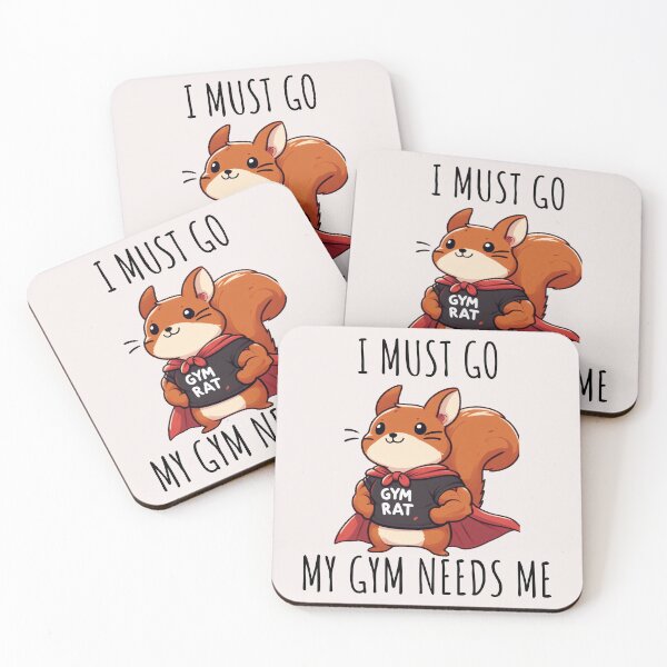 Item preview, Gym Rat Squirrel designed and sold by LemuellTrends.