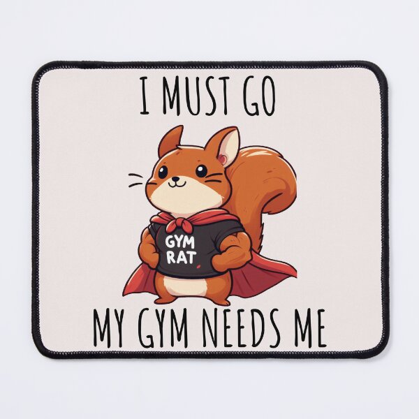 Item preview, Gym Rat Squirrel designed and sold by LemuellTrends.