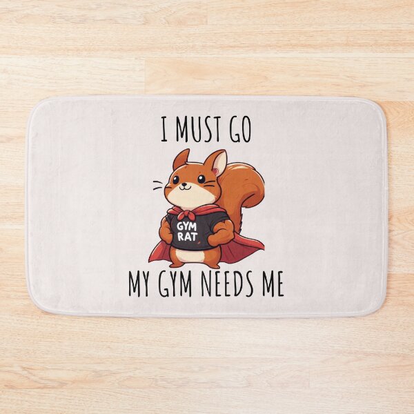 Item preview, Gym Rat Squirrel designed and sold by LemuellTrends.