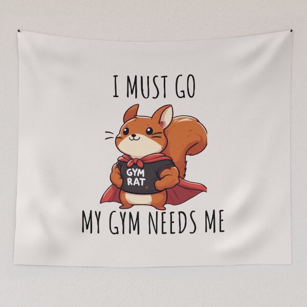 Item preview, Gym Rat Squirrel designed and sold by LemuellTrends.