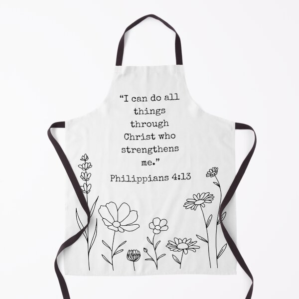 Item preview, Bible Verse Philippians 4:13 I Can Do All Things Through Christ Who Strengthens Me designed and sold by ThePinkProject.