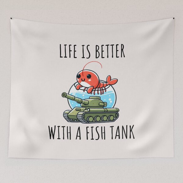 Item preview, Fish Tank Shrimp designed and sold by LemuellTrends.