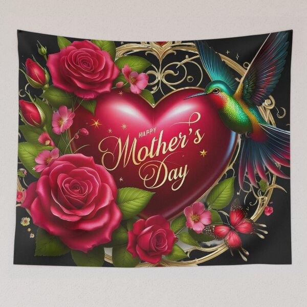 Item preview,  Happy Mother's Day 2024: 3D Heart of Roses designed and sold by sofia1971.