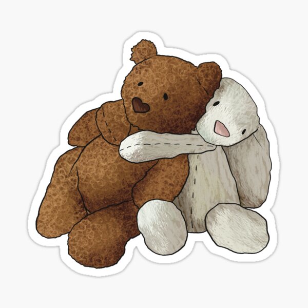 Item preview, Bear and Bunny designed and sold by daniasdesigns.