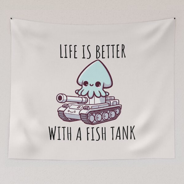 Item preview, Fish Tank Lula designed and sold by LemuellTrends.