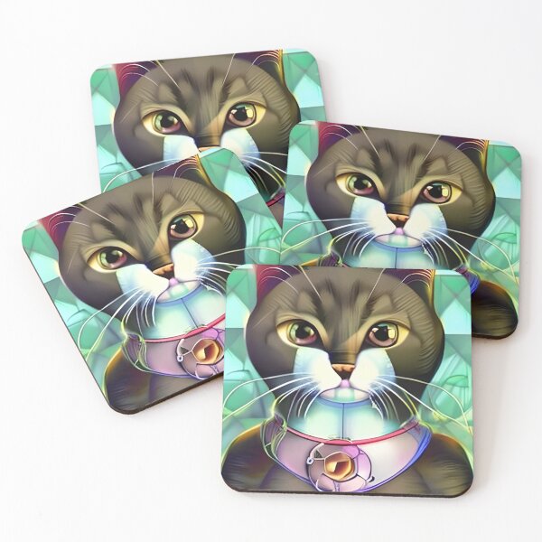 Item preview, Future cat with gold eyes designed and sold by Astralia.