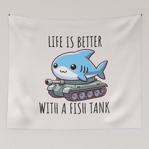 Item preview, Fish Tank Shark designed and sold by LemuellTrends.