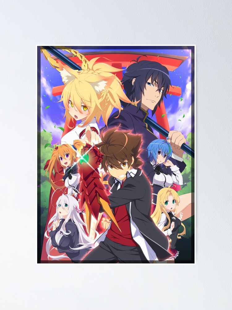 Anime Poster High School DxD characters Wall Scroll HD Painting