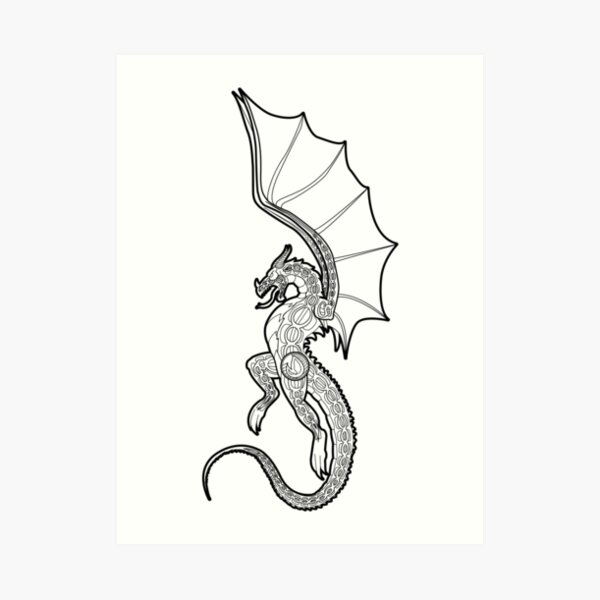 Dragon Herald Art Print