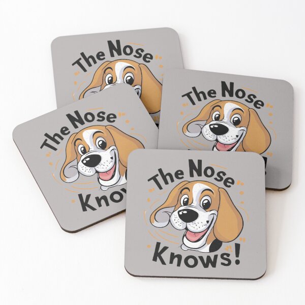 Item preview, Funny Beagle Dog Owner Pun The Nose Knows  designed and sold by Cuddlythopia.