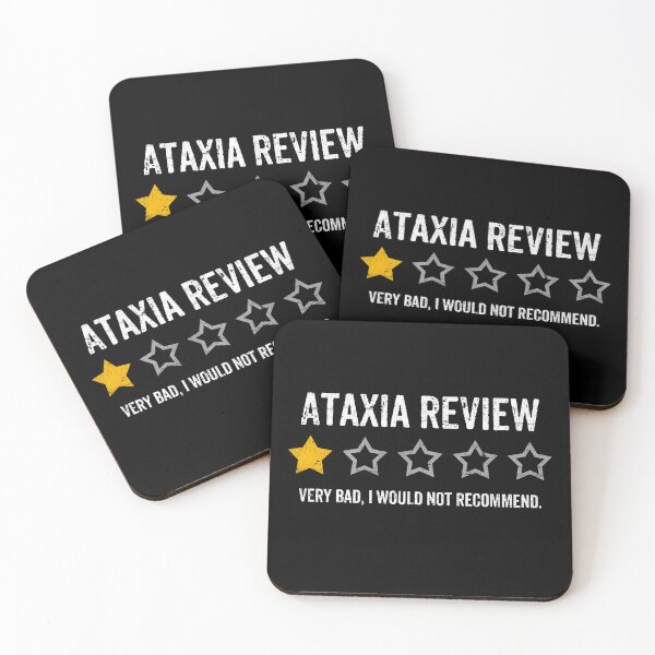 Item preview, Ataxia Review retro designed and sold by Dolphin Graphic.