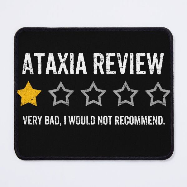 Item preview, Ataxia Review retro designed and sold by Dolphin Graphic.