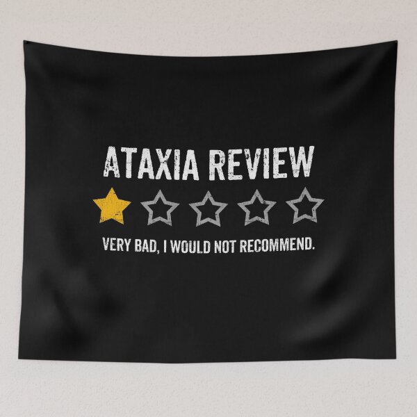 Item preview, Ataxia Review retro designed and sold by Dolphin Graphic.
