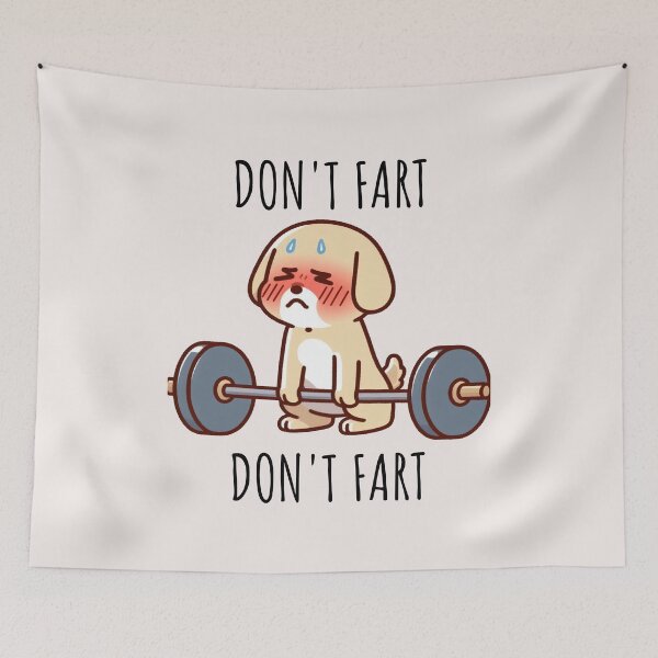 Item preview, Farting In Gym Dog designed and sold by LemuellTrends.
