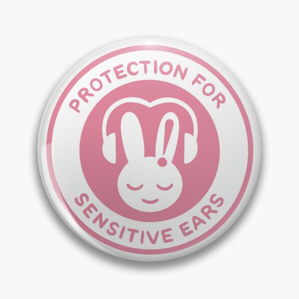 Item preview, noise sensitivity sticker designed and sold by pepperbees.
