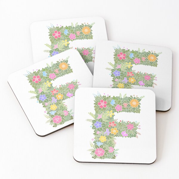 Item preview, Floral Letter "F" WeArePrettierThanFlowers designed and sold by birthflower.