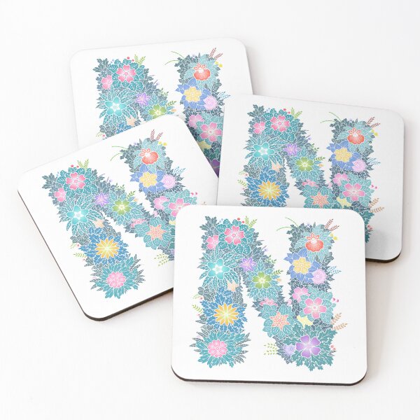 Item preview, Floral Letter "N" WeArePrettierThanFlowers designed and sold by birthflower.