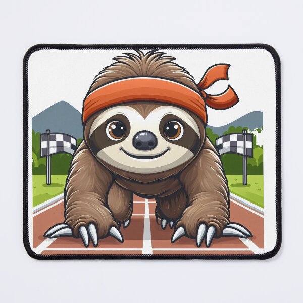 Item preview, Slow as molasses sloth trying to run a race. designed and sold by Focus-Photo-PG.