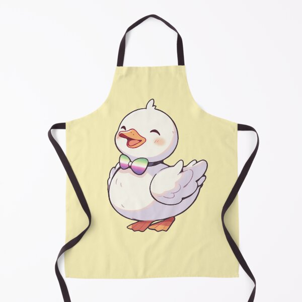 Item preview, Cute Ducky with Genderfae Pride Flag Bow Tie, Kawaii Genderdoe Pride Duck Design, fae faer genderfaunet designed and sold by Travelslightly.