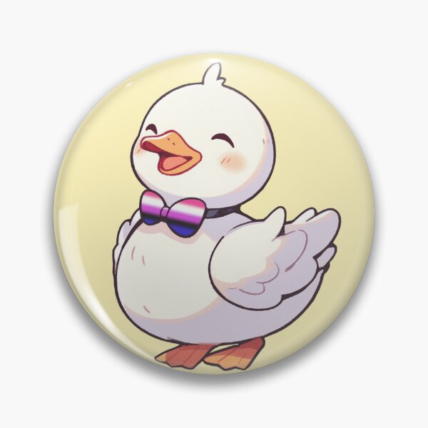 Item preview, Cute Ducky with Genderfluid Pride Flag Bow Tie, Kawaii Genderfluid Pride Duck Design designed and sold by Travelslightly.