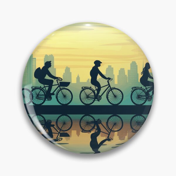 Item preview, Paving the Way: Cycling Commuter designed and sold by Artmugic.