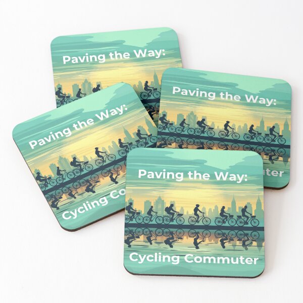 Item preview, Paving the Way: Cycling Commuter designed and sold by Artmugic.