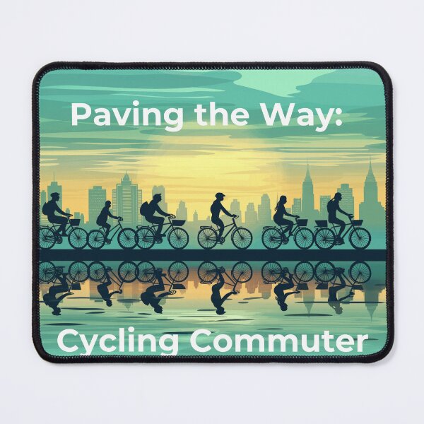 Item preview, Paving the Way: Cycling Commuter designed and sold by Artmugic.