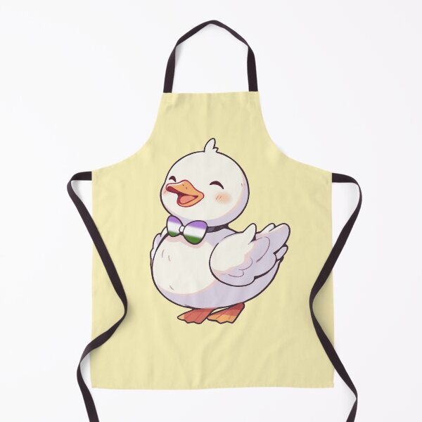 Item preview, Cute Ducky with Genderqueer Pride Flag Bow Tie, Kawaii Genderqueer Pride Duck Design designed and sold by Travelslightly.