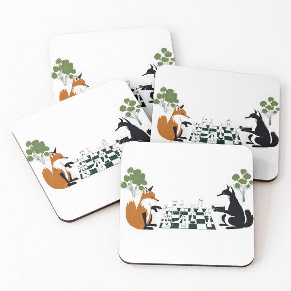 Item preview, Foxes Play Chess designed and sold by omerfdln34.