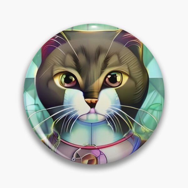 Item preview, Future cat with gold eyes designed and sold by Astralia.