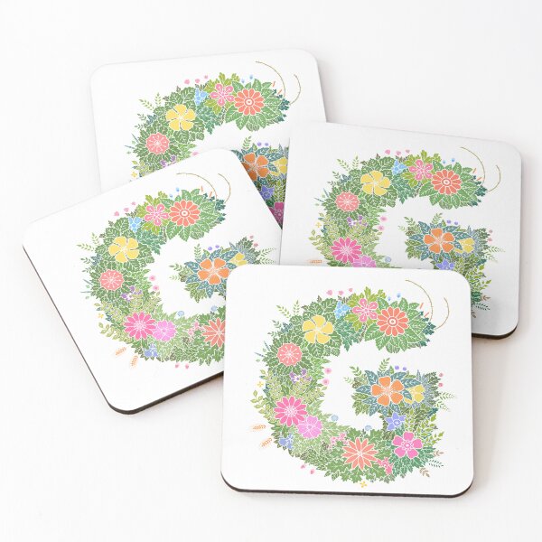 Item preview, Floral Letter "G"  WeArePrettierThanFlowers designed and sold by birthflower.